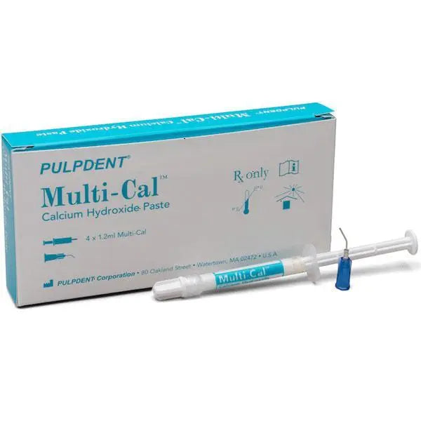 Multi-Cal, Non-Setting Calcium Hydroxide Paste 4x1.2ml Syringes