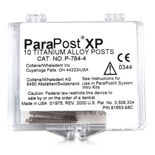 Endo ParaPost XP 784 Titanium Refill Posts 10/Pkg