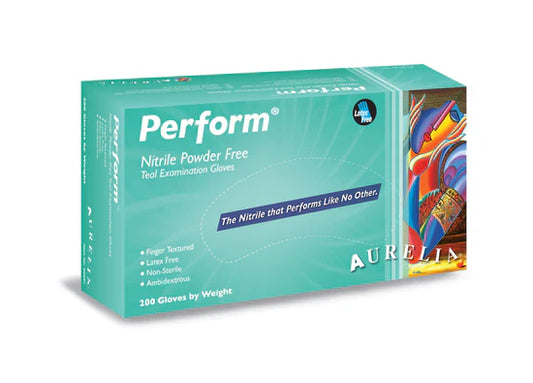 Aurelia Perform Nitrile Powder Free Gloves, 200/box