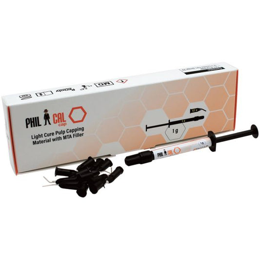 PHILCAL CAP BIOACTIVE LIGHT CURE PULP CAPPING MATERIAL WITH MTA