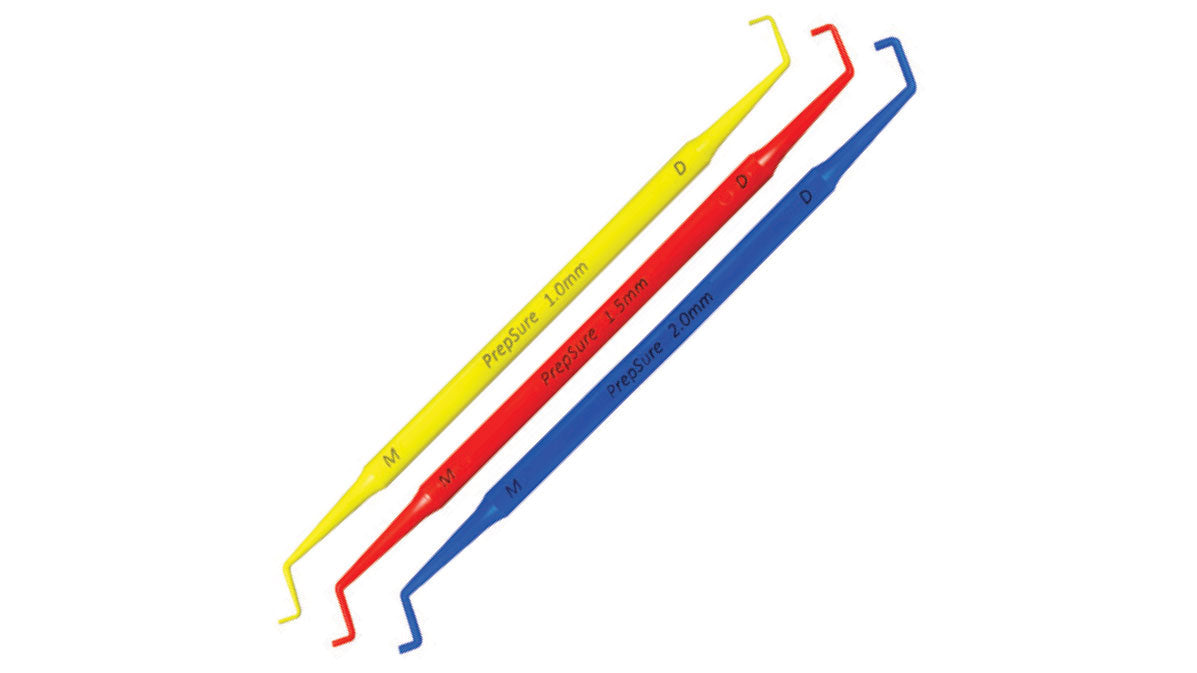 PrepSure Crown Prep Guide Assorted Set 3/Pk (1.0-1.5-2.0mm)- ContacEZ