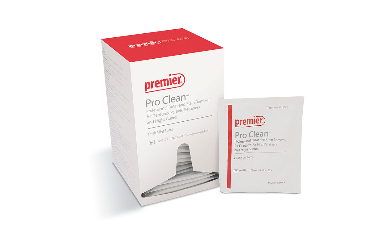 Premier- ProClean Tartart &amp; Stain Remover, Mint Scent 25/Pack #9011103