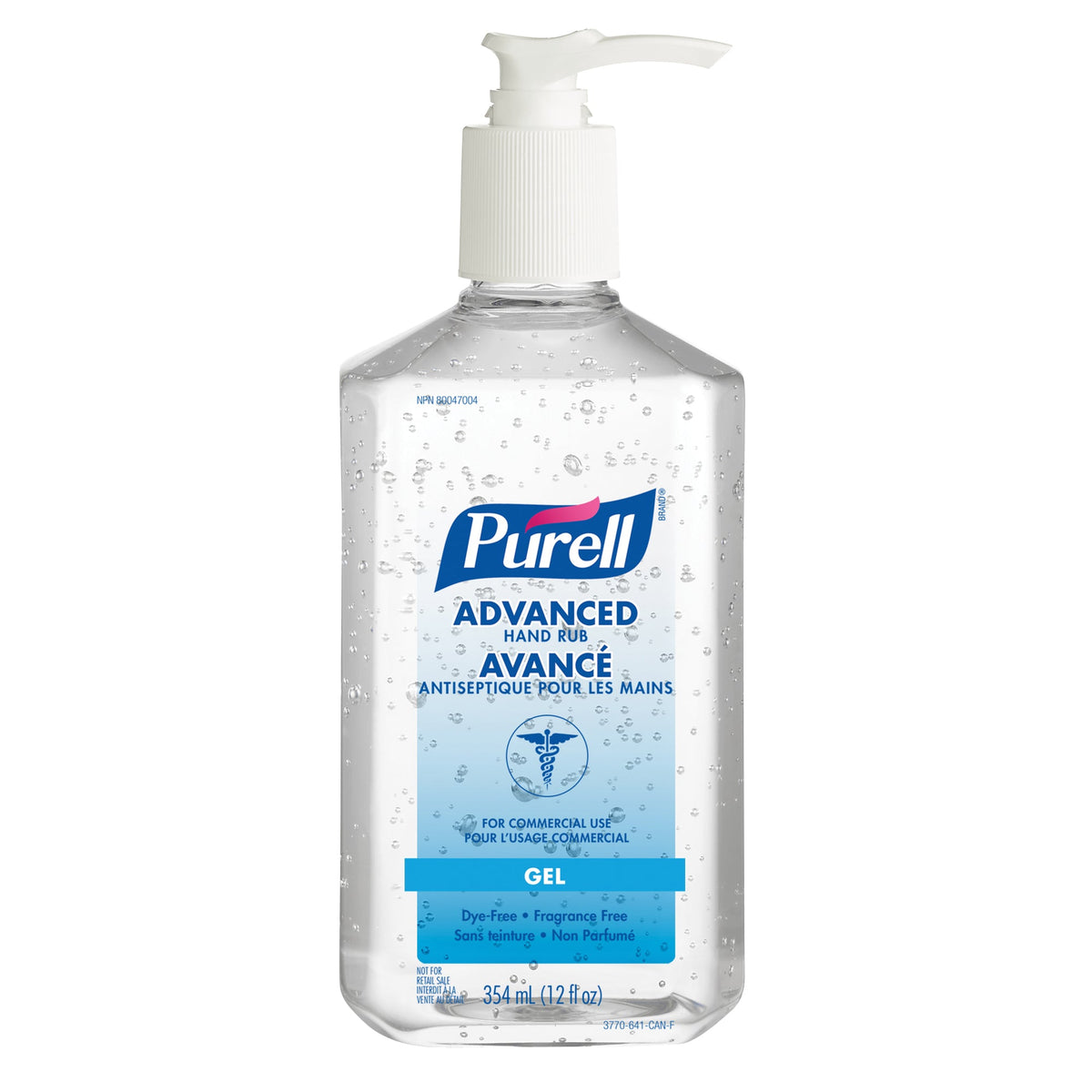 Purell-Advanced Hand Sanitizer, 354 ml, Pump Bottle, 70% Alcohol