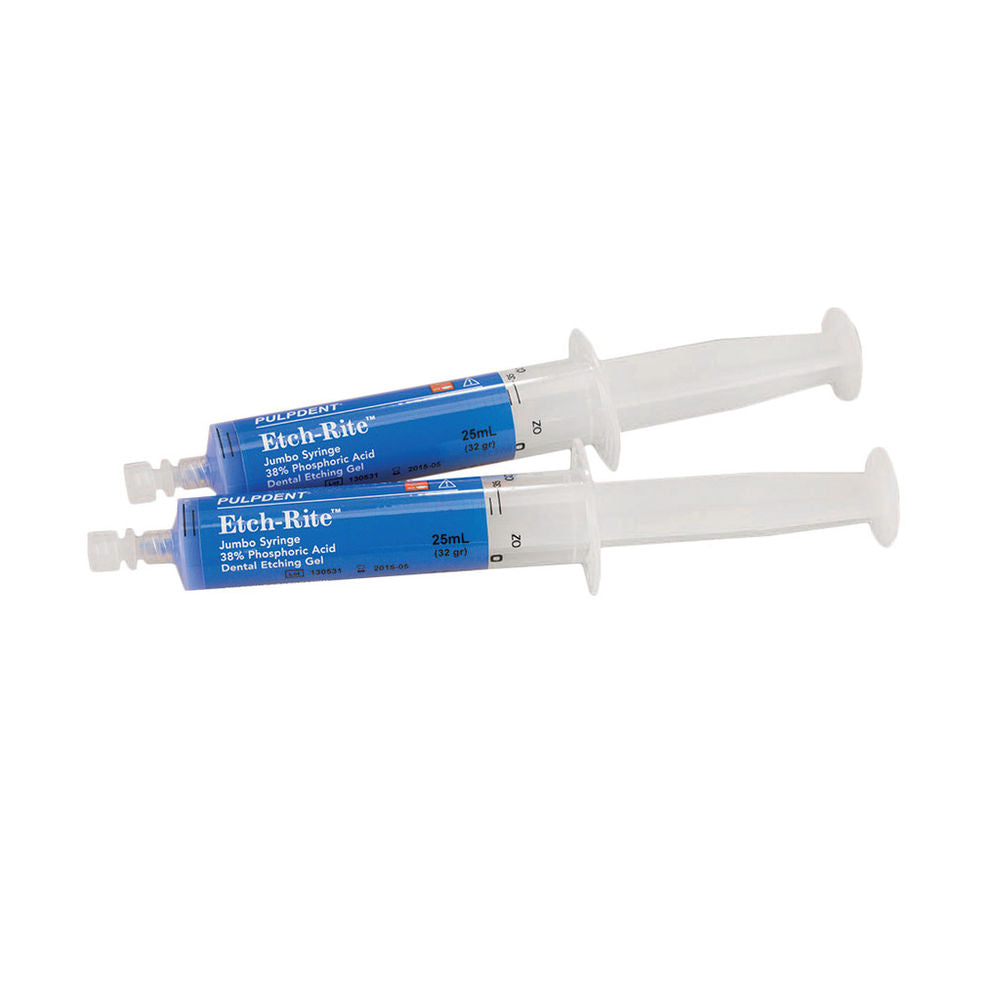 Jumbo EtchRite Refill 2x 25ml Syringes- Pulpdent