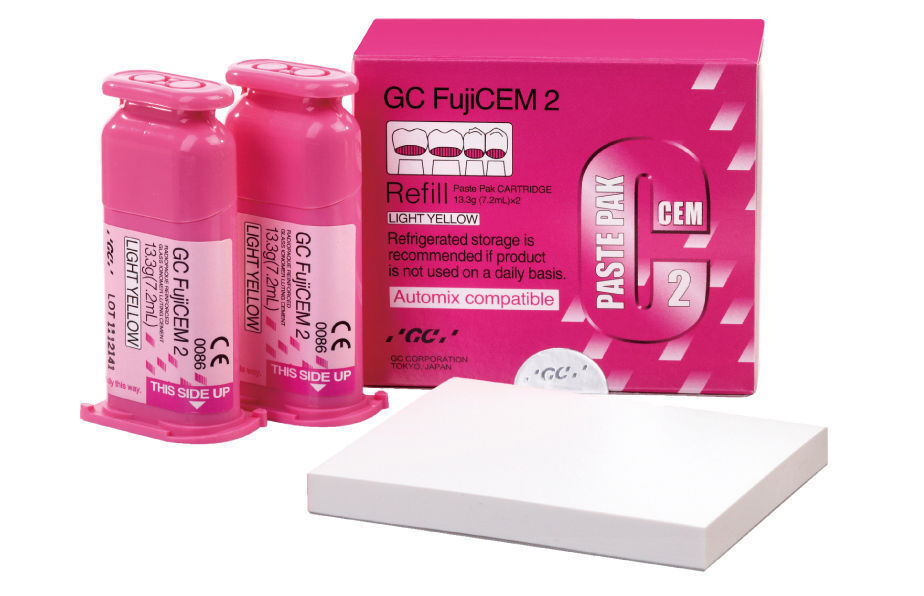 GC FujiCEM 2 PastePak  Light Yellow (EXP. 2023-09-19)