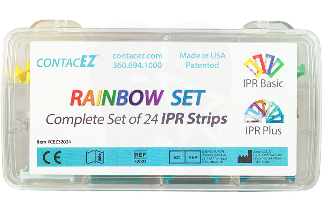 ContacEZ Rainbow Set IPR Strips Kit 24/Pk (Interproximal Reduction)