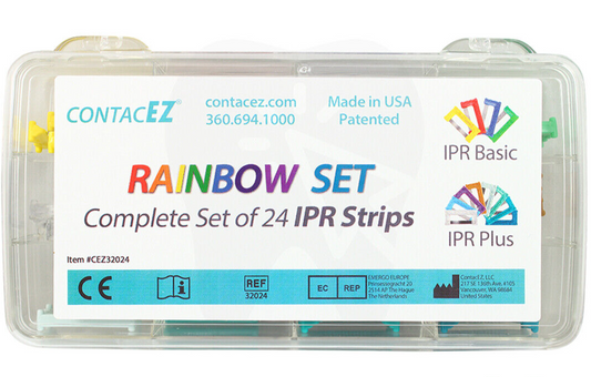 ContacEZ Rainbow Set IPR Strips Kit 24/Pk (Interproximal Reduction)
