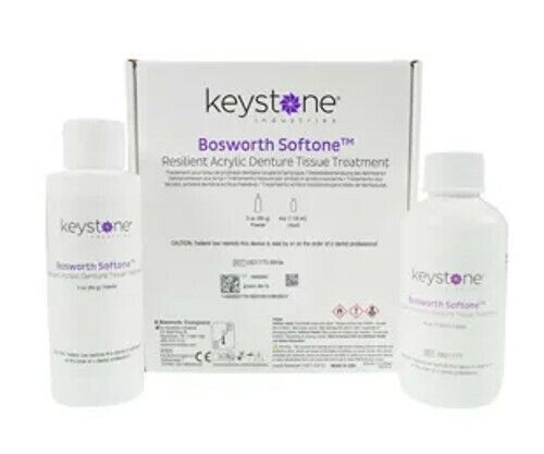 Bosworth Softone Resilient Acryclic Denture Tissue Treatment Kit White