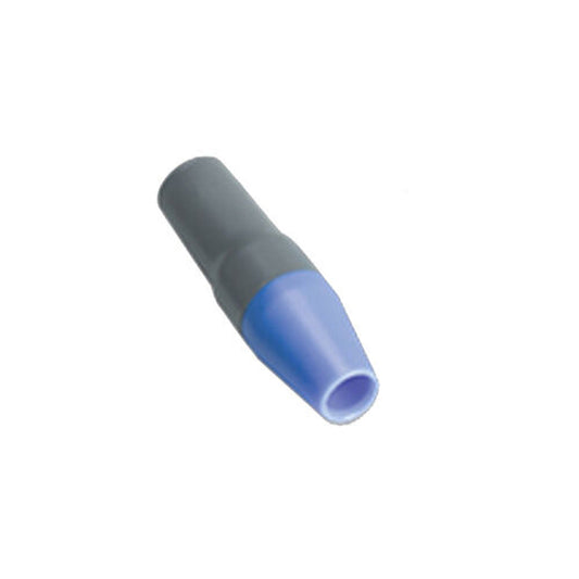 Crosstex Safe-Flo Adapter Gray & Blue 50/Bag