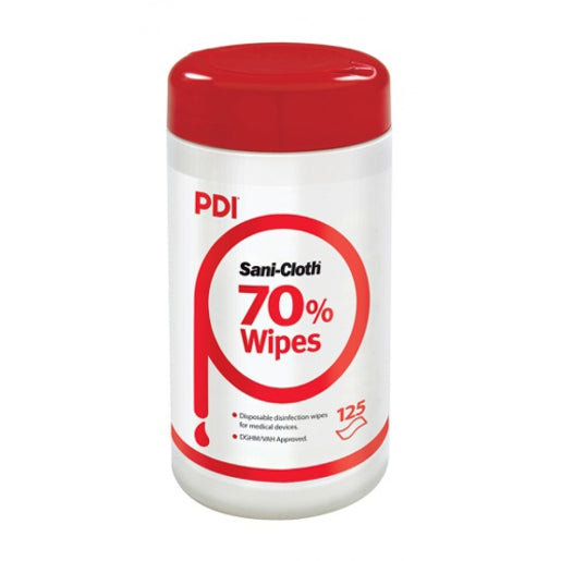 PDI, Sani Cloth Wipes 7.5"x 5.25" 125/Can, 6/Case PPE