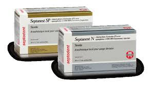 Septanest SP/ Septanest N, Articaine 4% 50/Box, Septodont