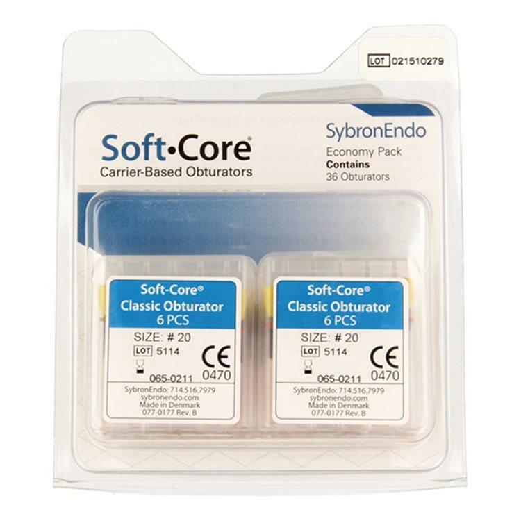 Sybron Endo, Soft Core Classic Obturator Gutta Percha – Economy Pack Refills, 36/Pkg