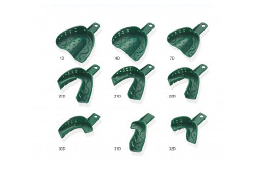 Disposable Impression Tray Perforated, COE Spacer Trays 12/Pk, GC