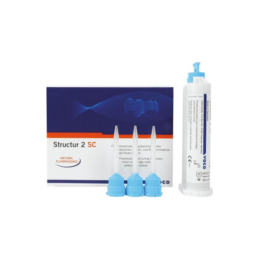 Structur 2 SC Refill Shade 1480-1481  Cartridge 75gm Temporary Crown&amp;Bridge Material - Voco