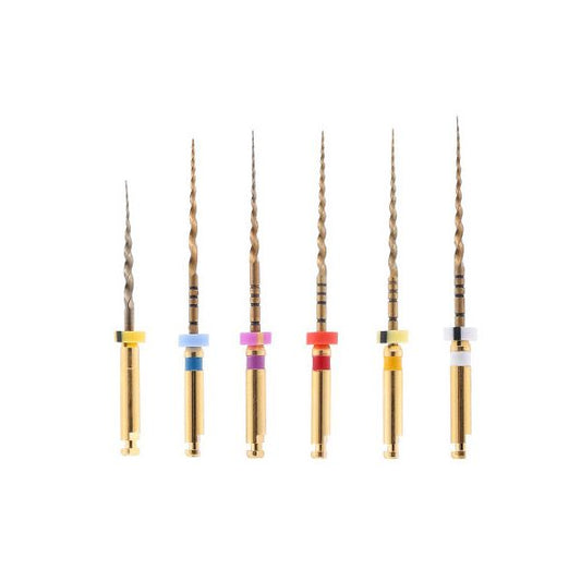 N'do Tap'r Gld NiTi Files, 6/Pk