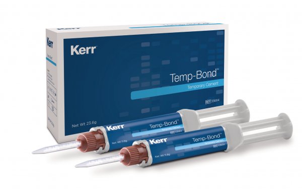 Temp-Bond Automix Syringes with Tips 2x6gm, Temporary Cement Crown &amp; Bridge