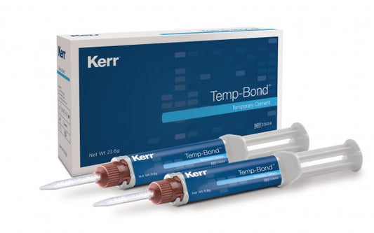 Temp-Bond Automix Syringes with Tips 2x6gm, Temporary Cement Crown & Bridge