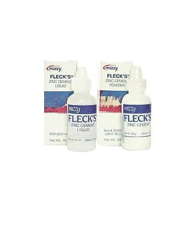 Mizzy, Fleck's Zinc Phosphate Cement Kit Powder (Yellow) 29gm &amp; Liquid 15ml